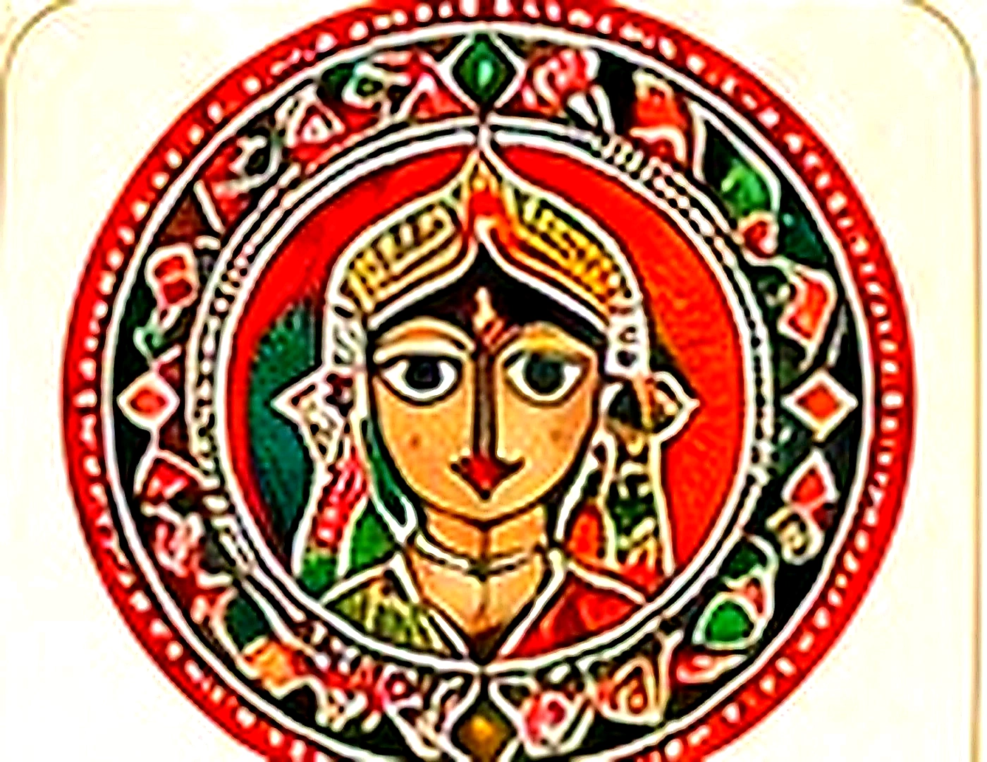 Madhubani Art inspired illustration